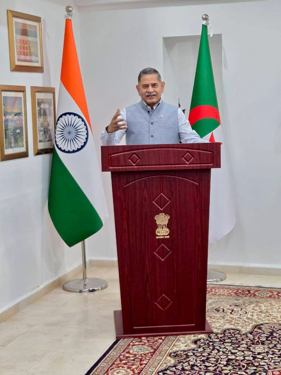Le chef d’état-major de l’armée de Terre indienne en visite officielle en Algérie