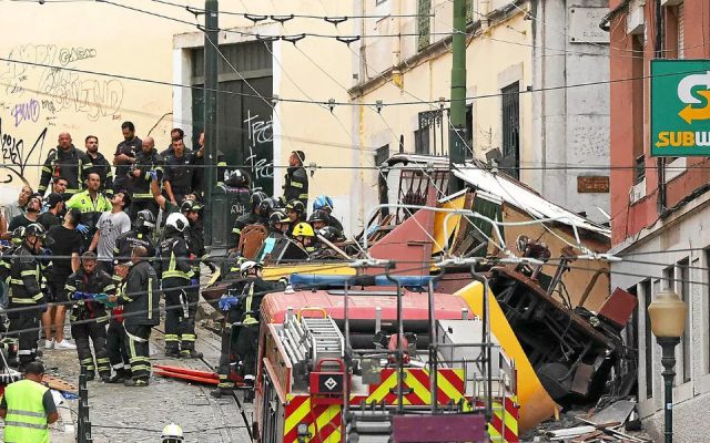 Portugal: au moins 15 morts dans l’accident du funiculaire de la Gloria à Lisbonne